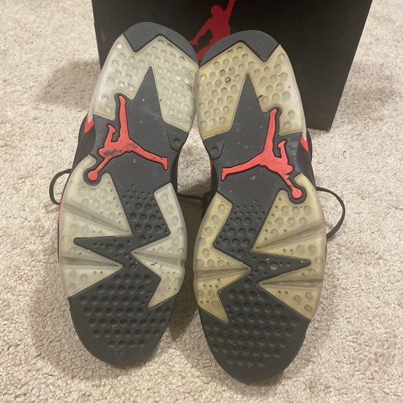 Air Jordan 6 Retro "Black Infrared" (2019) Men's (384664-060) Size 10.5 - Picture 8 of 10